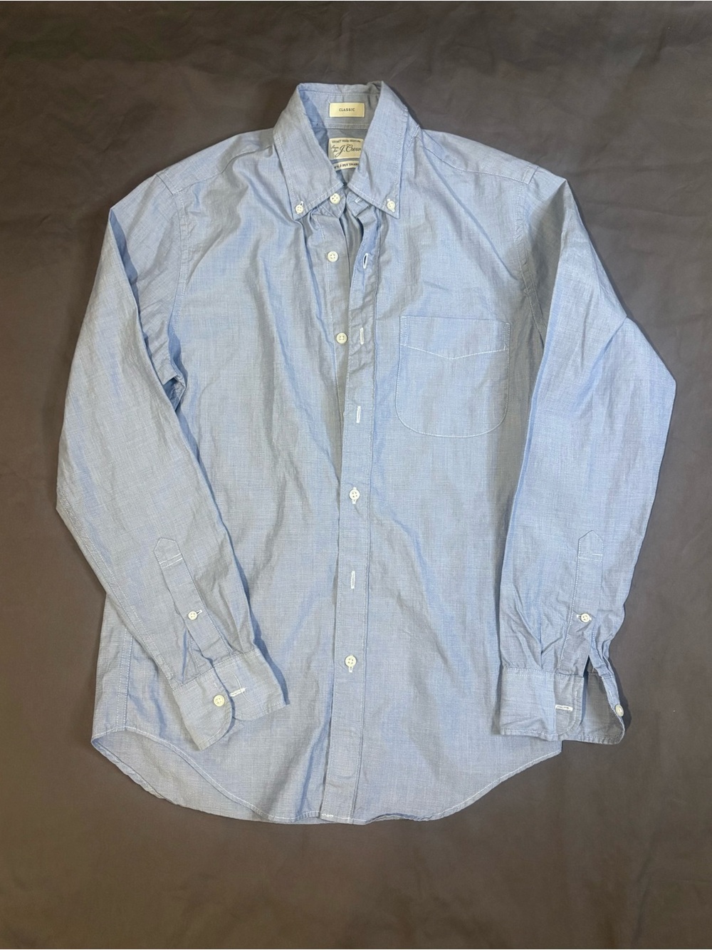 J.Crew men’s XS Classic Light Blue Button-Down Men’s Shirt